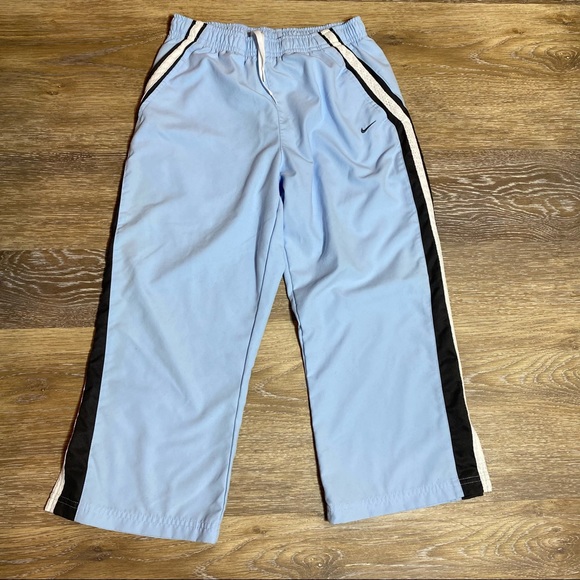 NIKE GIRL'S ATHLETIC PANTS, BLUE - Picture 2 of 10